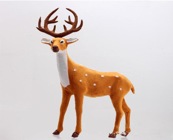 20cm Christmas Spotted Deer Toys Christmas Gifts Decoration DIY Toy Party Hotel Home Decor Milu KCT 001