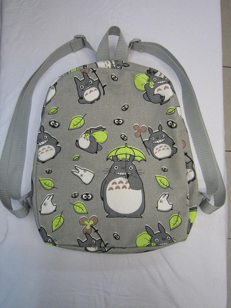 3# wholesale Teenagers Japan Cartoon My Neighbor TOTORO fashion Periphery Cartoon plush backpack/bag