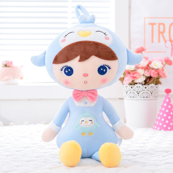 Plush Toys Stuffed Animals Dolls Cute Kepple For Children Toy Birthday Christmas Gifts Kids Pink Rabbit Penguin Baby Gloveleya CJ191226