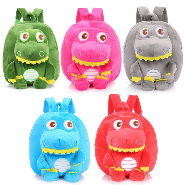 Cartoon Children Plush Backpack Plush Dinosaur Toy Compartment Storage Child Backpack Bag Fashion Cute Child Gift 2019 New