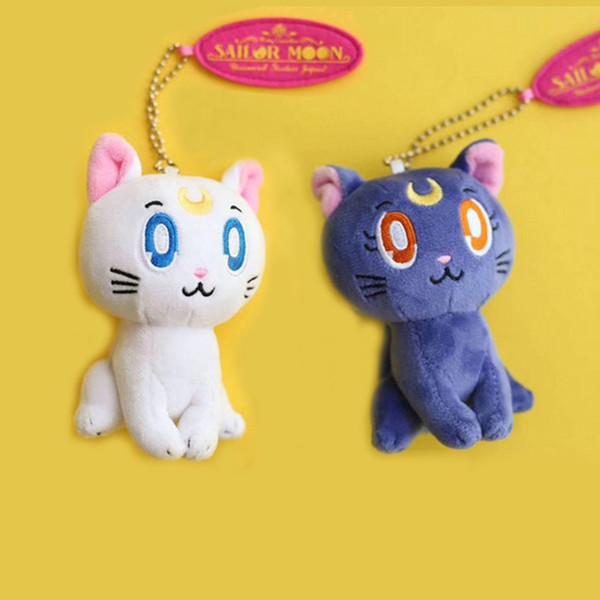 EMS Sailor Moon Cat Luna 10CM Plush Doll Stuffed Pendant Best Gift Soft Toy