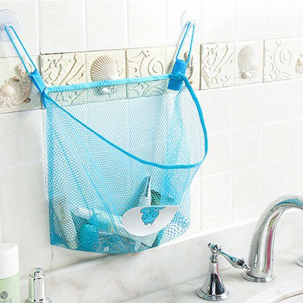 Children Bath Toys Storage Bag Organiser Net Suction Baskets Kids Bathroom Mesh Bag For Chidlren Playing Water Tool Gift