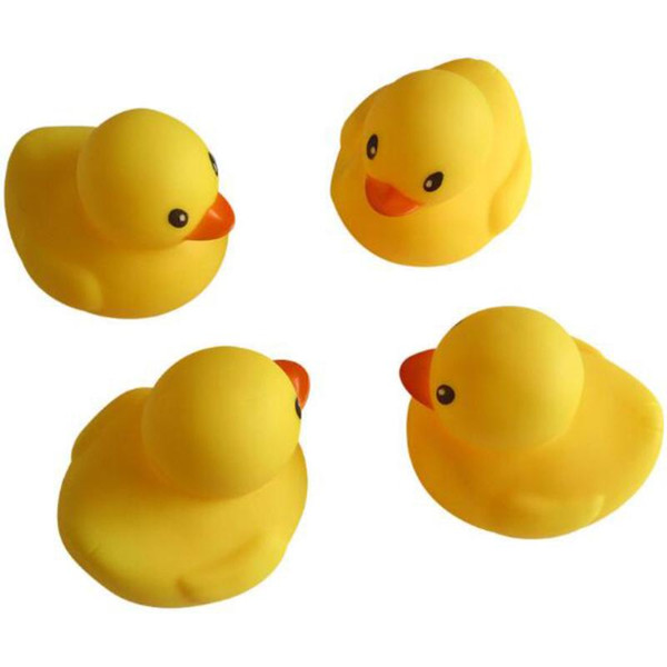 10pcs/lot cute ducks Baby Bath toys for baby kids children Birthday Favors Gift toy free shipping