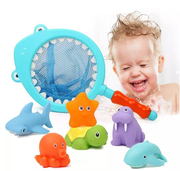 Bainsch baby shower bath toys sets of creative water giraffe children bath bath toys 5 p