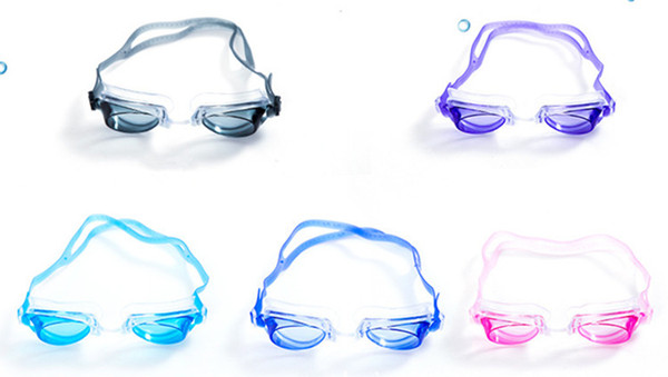 Swimming Goggles with Earplug Outdoor Clear Swim Glasses No Leaking Anti UV Protection Waterproof Swimming Eyewear for Children