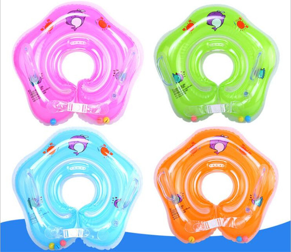 New swimming baby accessories swim neck ring baby Tube Ring Safety infant neck float circle for bathing Inflatable Newest Drop DHL FJ271-U