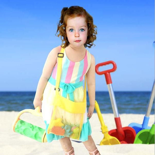 Kids Beach Toys Receive Bag Mesh Sandboxes Away All Sand Child Sandpit Storage Shell Net Sand Away Beach Mesh Pouch