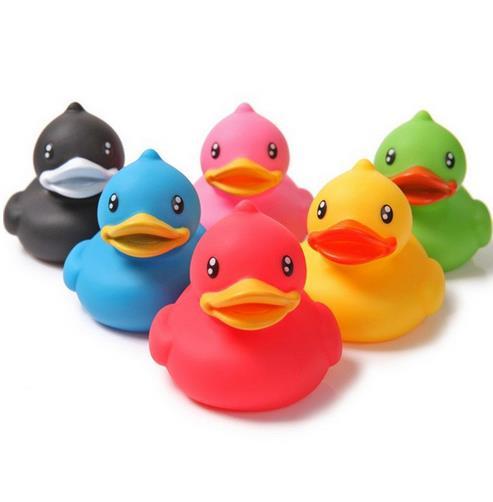 Bath Duck Sound Floating Rubber Ducks Squeeze-sounding Dabbling Toy Rubber Duck Classic Toys