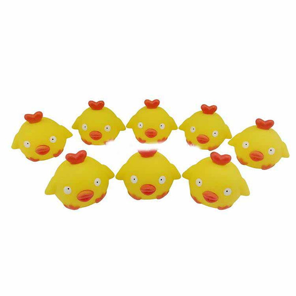 2019 New Soft Plastic Kneading Called Bird 8 Pieces/bag 6cm Plastic Bath Bird Toys Baby Gift toys Wholesales