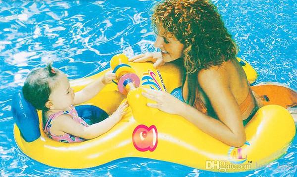 Parent child interaction swimming ring ABC Brand original mother child swimming ring multicolored thickening inflatable child swimming circ