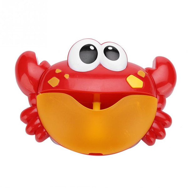 Hot Sale Cute Crab Bubble Maker Toys Kids Toy Bubble Machine Big Crab Automatic Maker Music Bath Toy For Children Kids