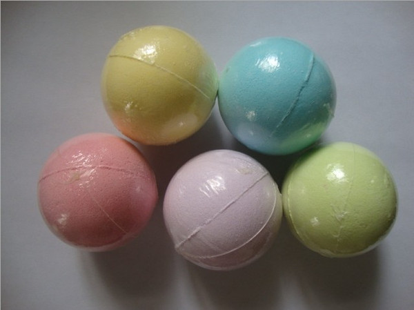 10g Random Color! Natural Bubble Bath Bomb Ball Essential Oil Handmade SPA Bath Salts Ball Fizzy Christmas Gift for Her