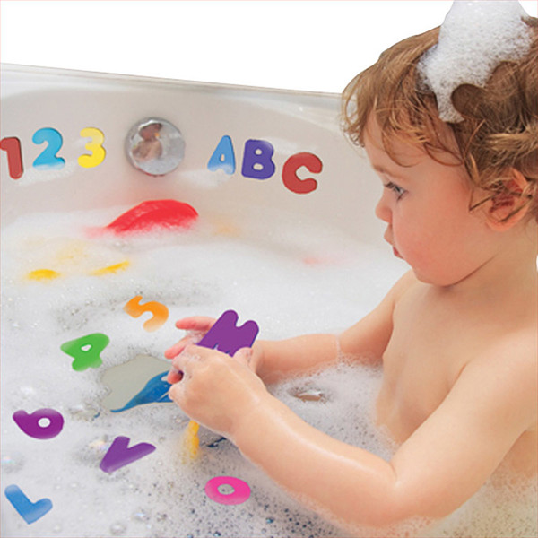 Children & Baby Bath Toys kids floating foam water toys Classic toys Educational 36pcs/set (26 Letters + 10 Numbers ) toy