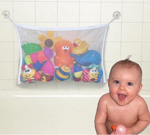 Bathroom Storage Bag Can be installed over Wall Baby Toys Mesh bags (not include the toys) C1022