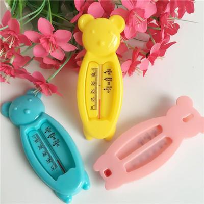 Floating Lovely Bear Baby Water Thermometer Float Baby Bath Toy Thermometer Tub Water Sensor Thermometer