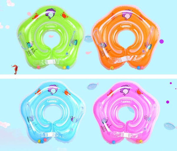 New swimming baby accessories swim neck ring baby Tube Ring Safety infant neck float circle for bathing Inflatable Newest Drop