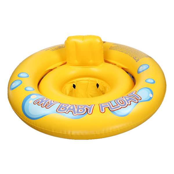 New Safety Babies Infant Seat Floats with Backrest My Baby Kids Swimming Pool Water Play Double Rings Float FJ88