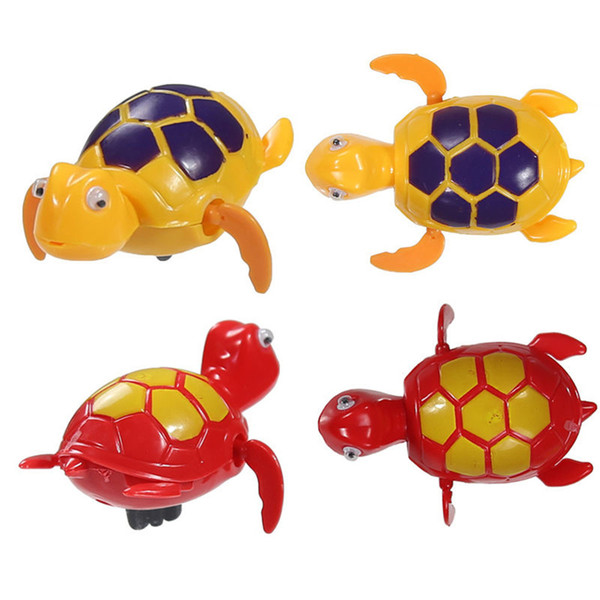 Funny Toys Swimming Chain Turtle Baby Bath Toys Chain On The Discus Fish Tail Moving ChildrenTake A bath Toy