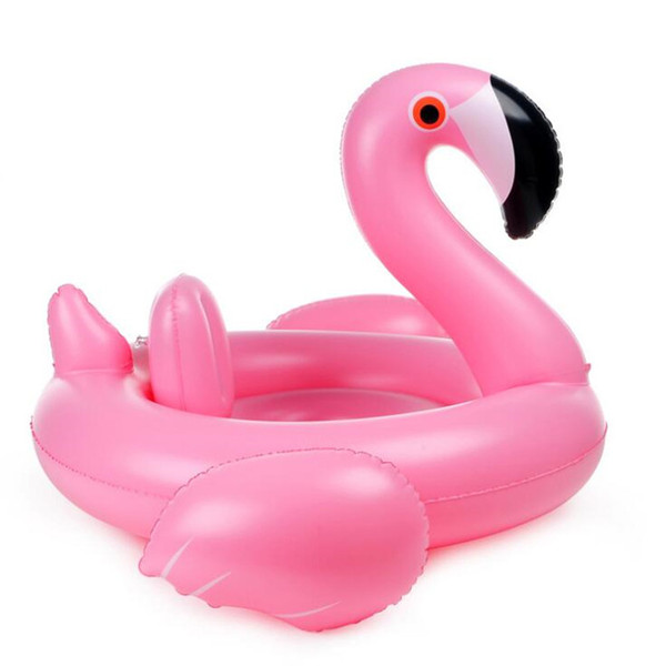 2018 Baby Swimming Float baby Seat Float Inflatable Flamingo Lovely Swan Pool Summer Outdoor bathing toys gift