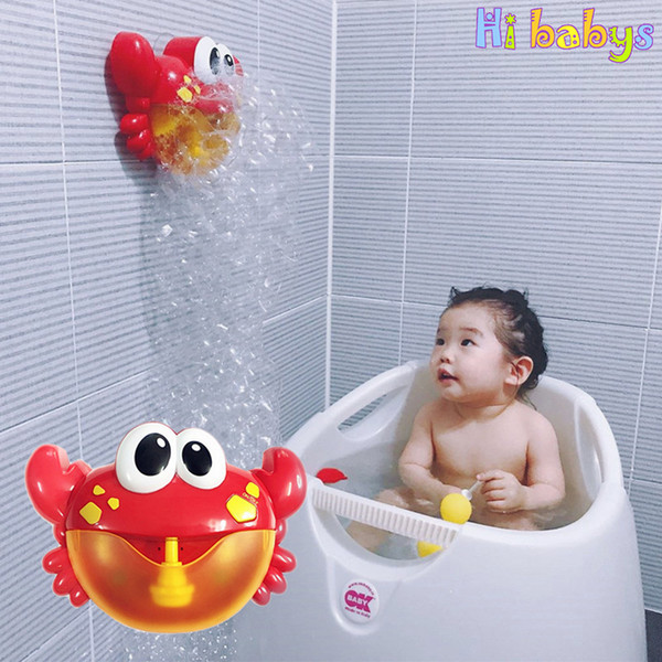 Baby Bath Toys Bubble Crabs Funny Bath Music Bubble Maker Pool Swimming Bathtub Soap Machine Bathroom Toys For Children Kids