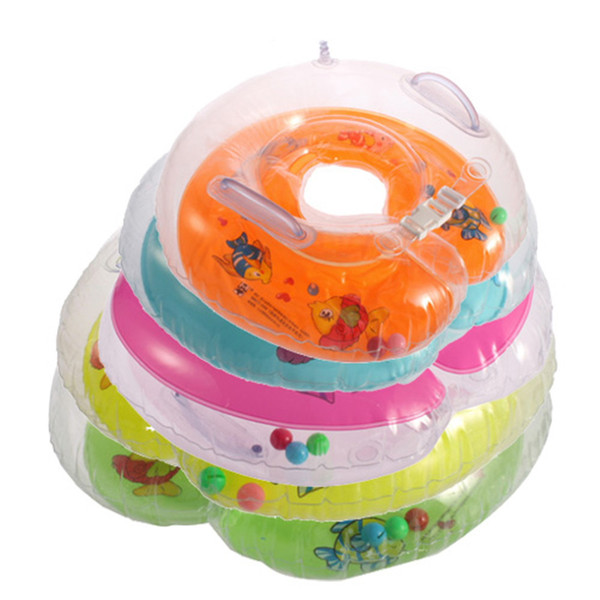 Colorful Catoon Adjustable New Baby Aids Infant Swimming Neck Inflatable Tube Float Safety Ring Hot Worldwide Dropshipping