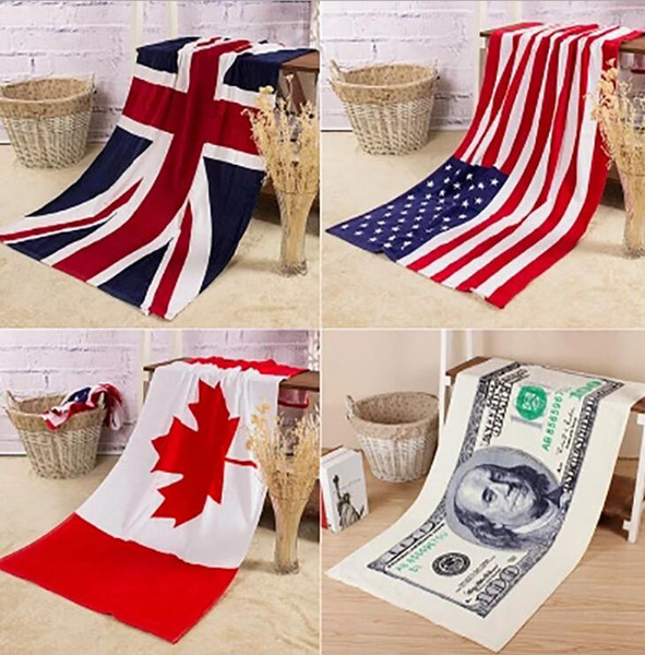 Stripe Printing Blanket Beach Towel Microfiber towels Blankets Superfine Fiber Beach Accessories Sport Towel 9 Styles Free Shipping