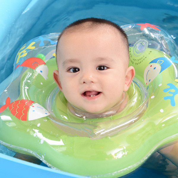 Swimming Baby Pools Accessories Baby Inflatable Ring Baby Neck Inflatable Wheels for Newborns Bathing Circle Safety Neck Float