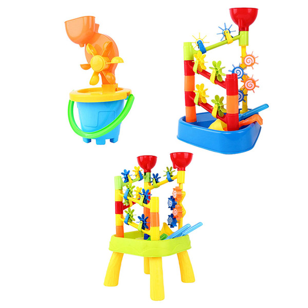 Beach toys for kids sand water Summer children beach toy Sandbeach Kids Castle Bucket Spade Shovel Rake Water Tool