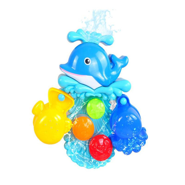 Baby Bubble Bath Toy Bubble Dolphin Toy For Children Water for Baby Shower Swimming Toys Kids Gift Drop Shipping Sale