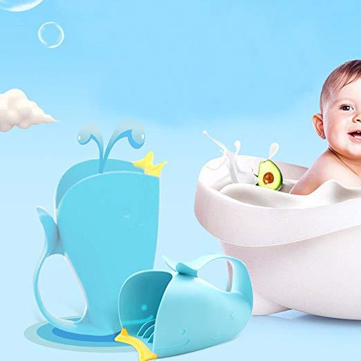 Baby Bath Spoon Kids Washing Hair Shampoo Cartoon Whale Cup Children Shower Spoons