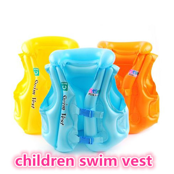 New children swim vest children pool swimming life vest kids child life jacket save suit inflatable swim vest kid397