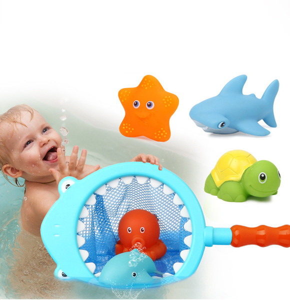 hot sale baby shower bath toys sets of creative water giraffe children bath bath toys