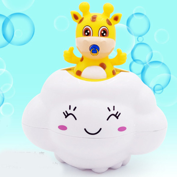 Baby Bathroom Play Water Bath Toys Rain Clouds Deer Piggy Bathroom Shower Beach Play Water Cartoon Classic Kid Educational Toys