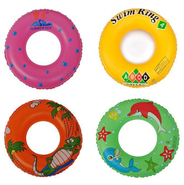 50cm Donut Swimming Ring for Children Kids Inflatable Swimming Float Baby Boys Girls Swimming Pool Summer Water Toys