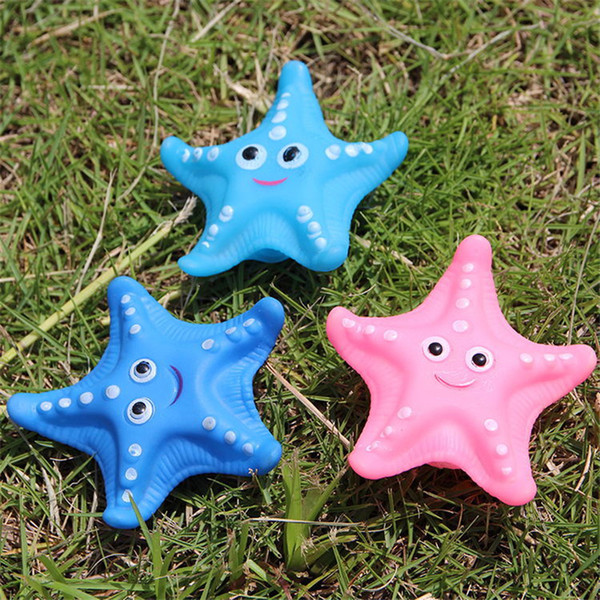 HOT Baby Bath Toys Baby Bath Water Duck Sounds Mini Starfish Elephant Fish Kids Bath Small Duck Toys Swiming Beach Gifts Free Shipping B0096