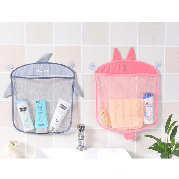 Sucker Hanging Bag Bathroom Bath Cosmetics Toys Storage Bag Child Baby Toiletries Storage Bag Cosmetic Toys Organizer