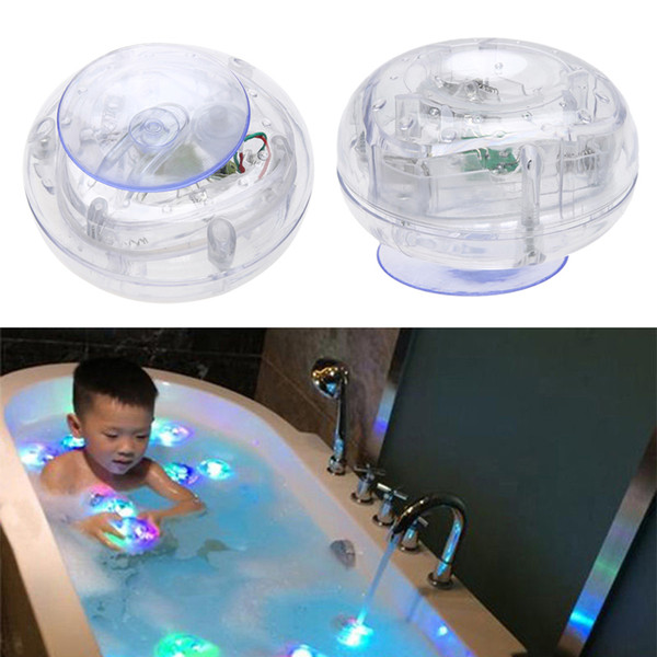 Colorful Bathroom LED Light Toys Baby Kids Funny Bathing Toys Waterproof in Tub