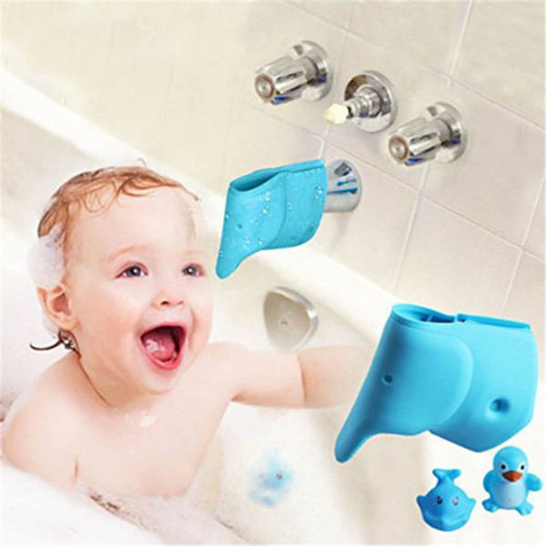 New 1PCS Happy Kids Essentials Care Bath Spout Cover Tap Tub Safety Water Faucet Cover Protector Guard