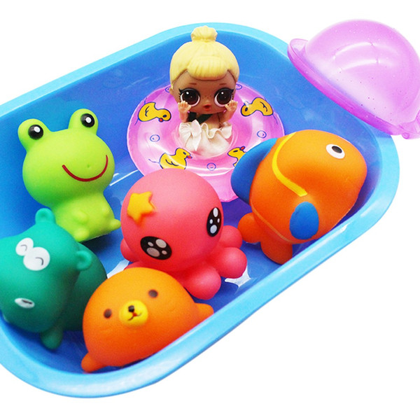 Baby Doll Shower Accessories Swimming Circle Toy Games Kit This suit include many accessories that suitable for dolls, with it, kids can en