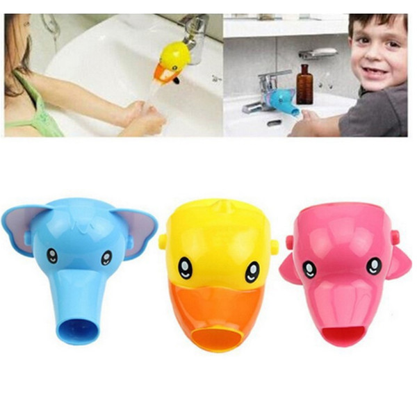 Fun Animals Faucet Extender Baby Tubs Kids Hand Washing Bathroom Sink Gift Fashion and Convenient