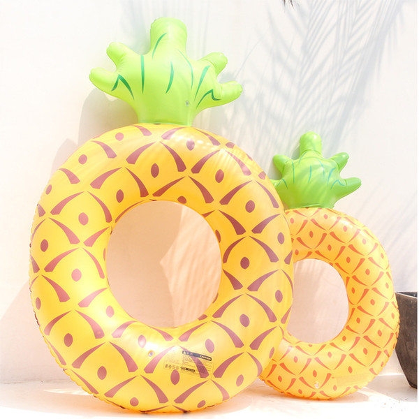 0-3-6 Year Old Children Pineapple Pink Flamingo Swimming Ring Baby Unicorn Ring INS Baby Cartoon Floating Ring