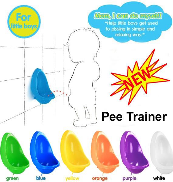 New Design Baby Kid Children Toddler Potty Pee Trainer Urinal Training Toilet for Little Boys--6 Colors Available