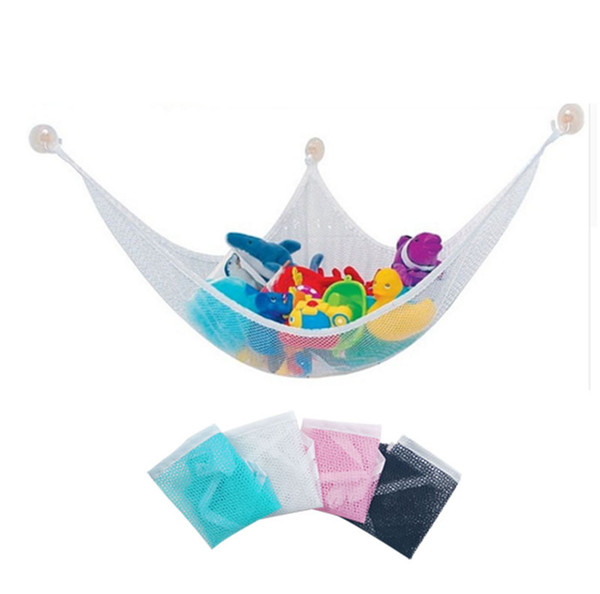 2018 New Hot Sale 1 Set New Hammock Toys White Organizer Hanging Net Toy Storage Bags Hammock Stuffed Plush Doll Organizer Baby Gift