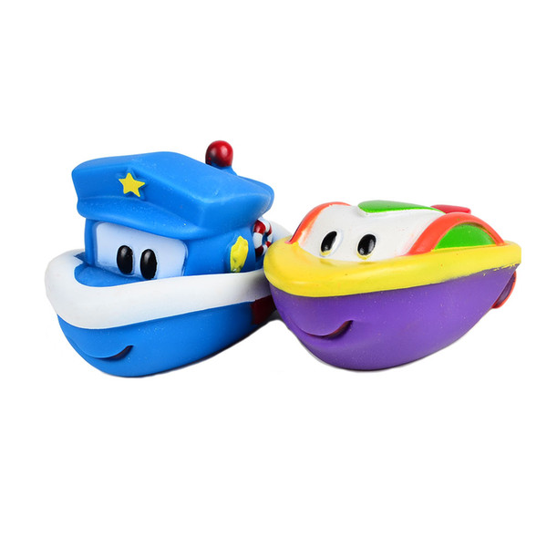 Boat Squirter Set Pattern Baby Bath Toys