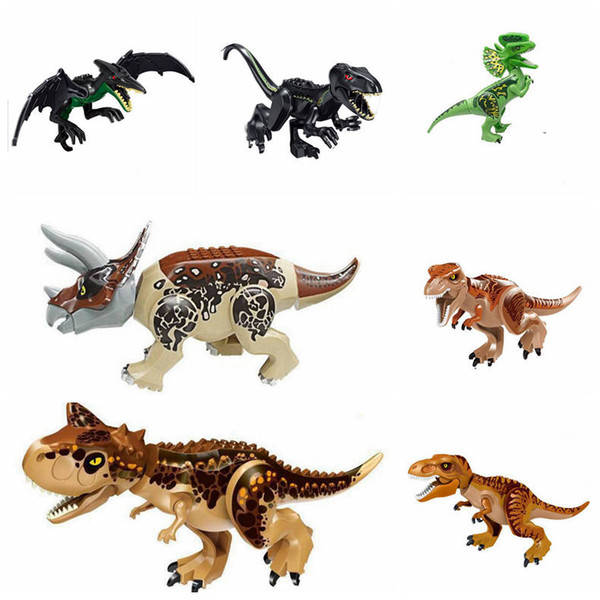 Huge Dinosaur Building Blocks 3D Assembly ABS Plastic Dinosaur Miniature Action Figures Dinosaur Model Toys Novelty Kids Block Gift YL806-1