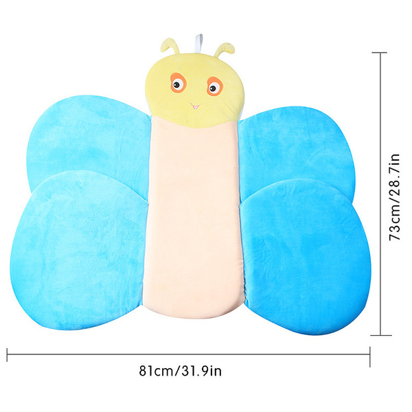 Portable Baby Shower Mat Air Cushion Bed Infant Toddler Bath Pad Non-Slip Bathtub Mat Newborn Safety Bath Seat Support J75