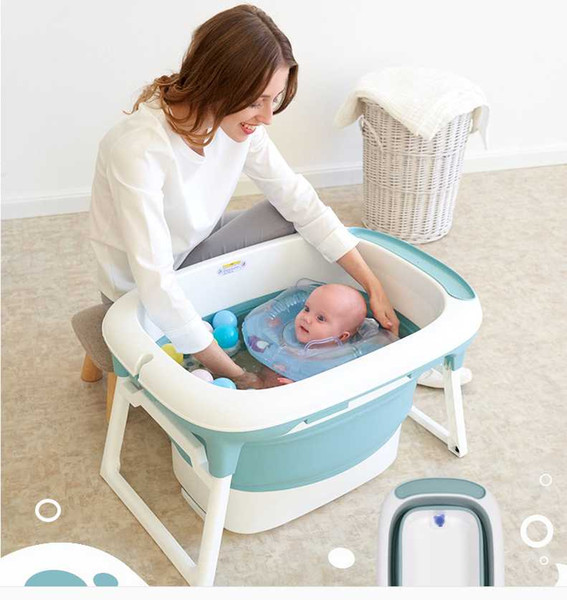 Newborn Baby Products Baby Folding Bathtub Can Sit and Lie In The Bath