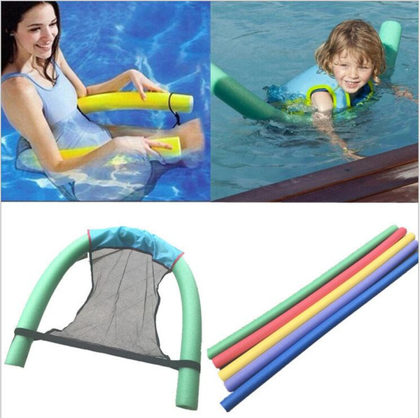 Pool Floating Chair Kids Swimming Floating Chair Portable Pool Noodle Chair Mesh Pool Float Chairs Seat Water Sport Supplies Wholesale C240