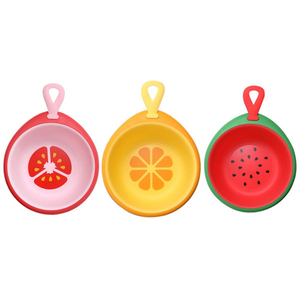 Baby Washbasin Innovative Fruit Small Washbasins Kids Thickened Plastic Basin Washing Face Tomato Watermelo Orange In Stock