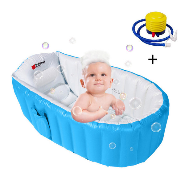 New Eco-Friendly Inflatable Bathtub Bathing Tub Bucket Air Swimming Pool Portable Mini Air Swimming Pool Thick Foldable Shower